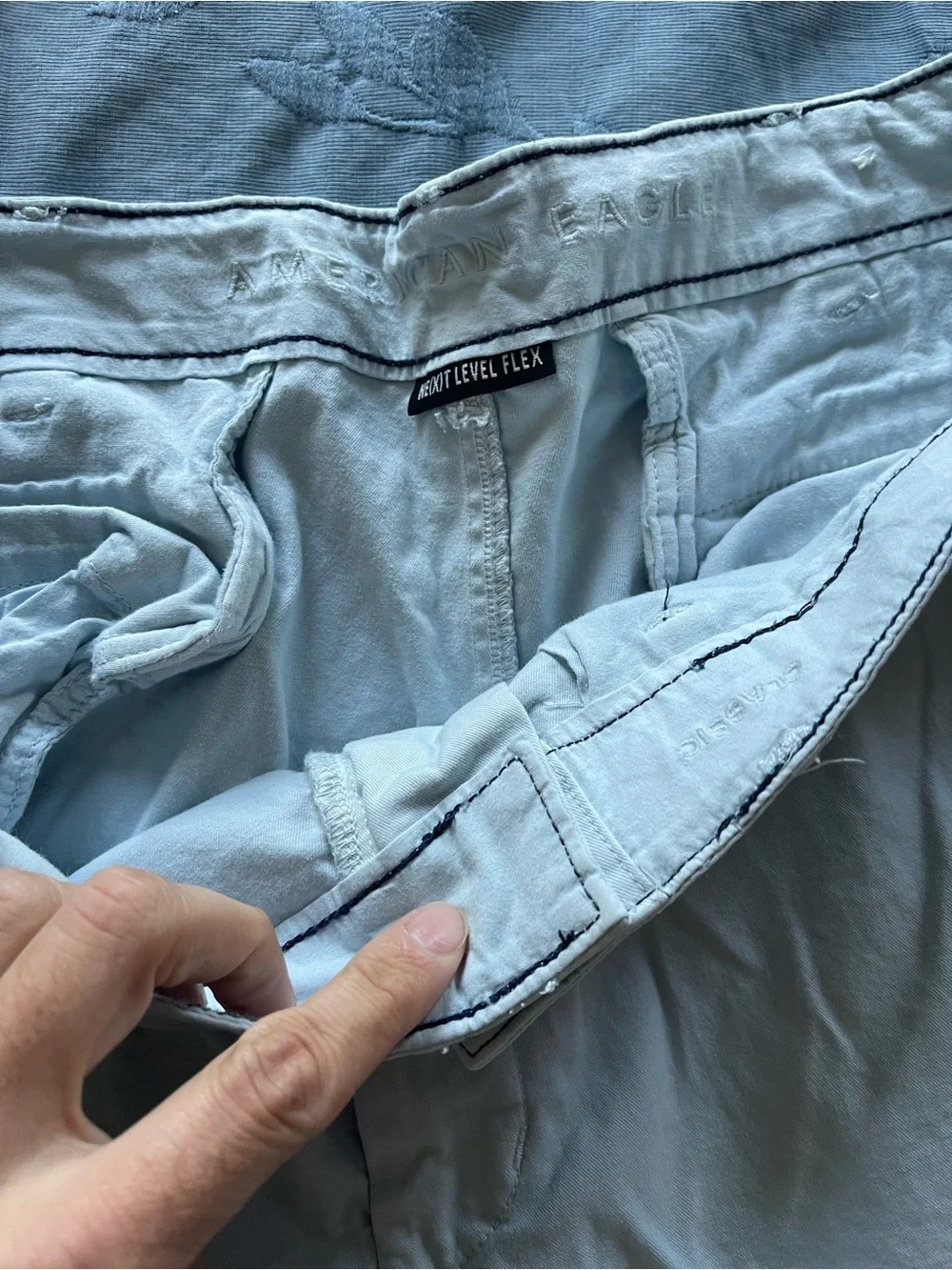 American Eagle Outfitters Light Blue Men’s Chino Shorts